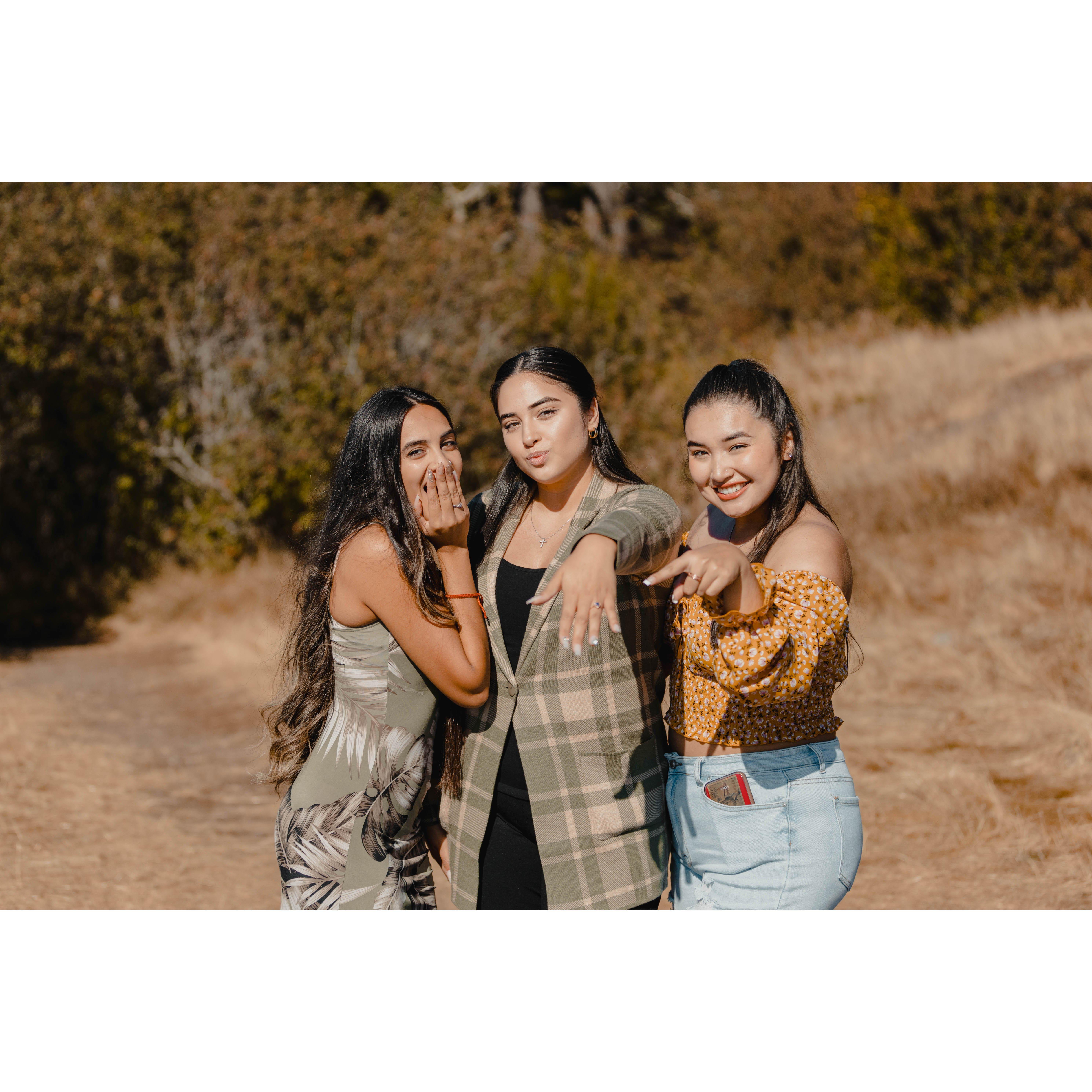 Having my sisters next to me during this moment was the cherry on top for me! I love them so much!