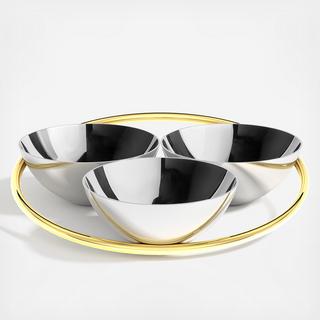 Ring Conjoined Trio Bowls