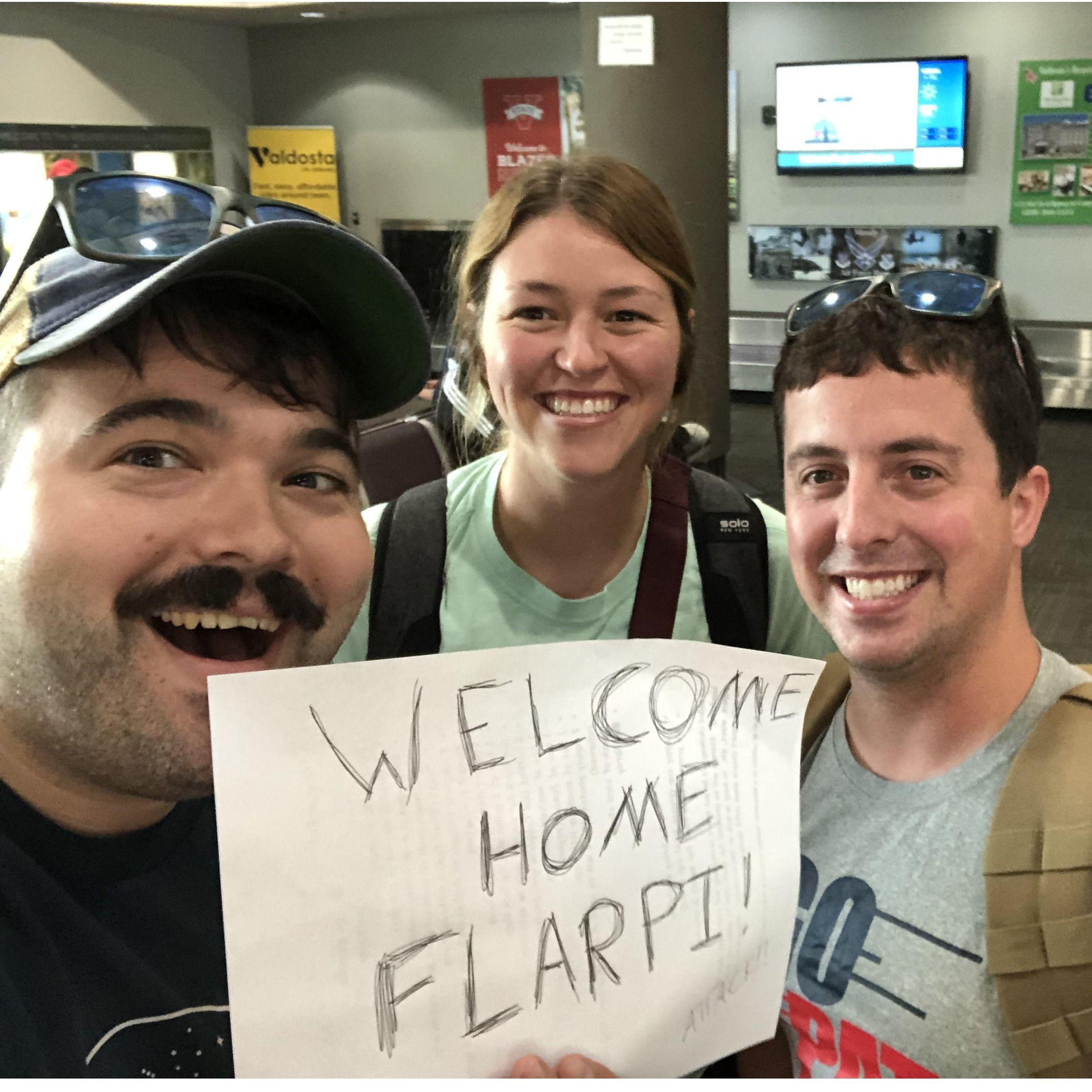 Our buddy didn't realize that call signs are not meant to be combined to form a portmanteau, awkward moment really!