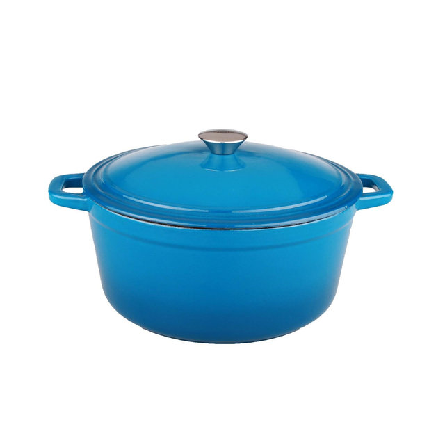 Berghoff Neo Red 5 Qt. Oval Cast Iron Casserole