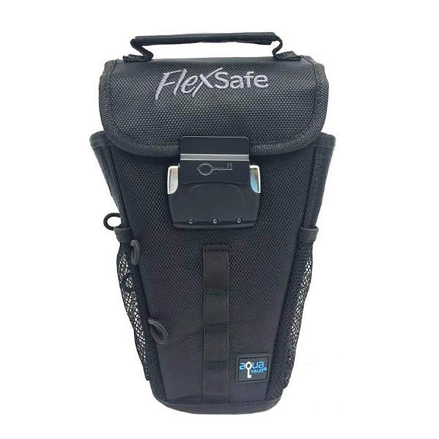 FlexSafe by AquaVault (on Shark Tank): Anti-Theft Portable Beach Chair Vault and Personal Safe. Packable, Lightweight & Slash Resistant. Use at the Beach, Pool, Waterpark, Cruise Ship, More.