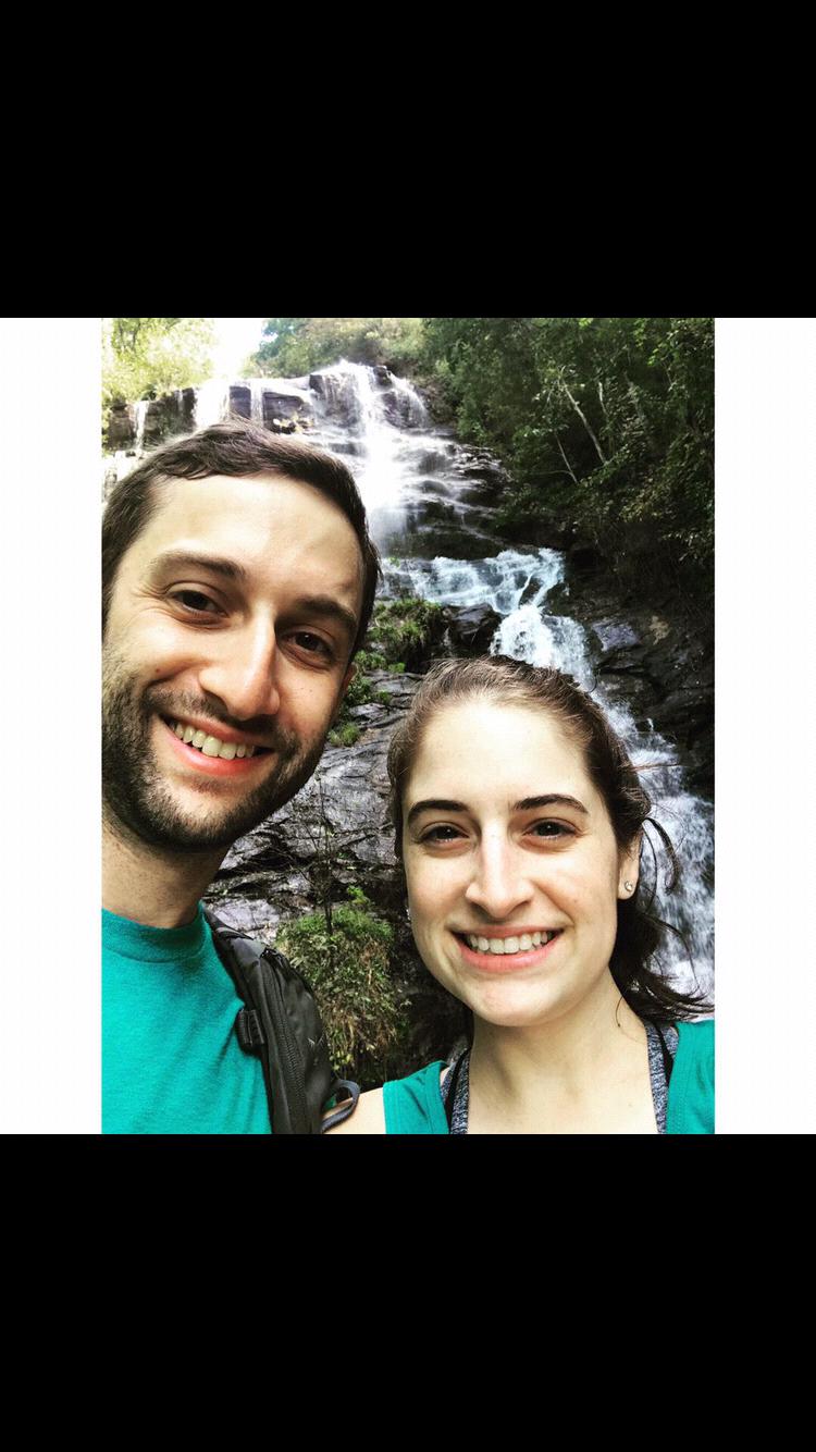 Amicalola Falls: 604 steps up!