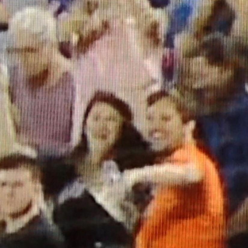 Jess' mom caught us on video when we saw Pete Alonso's curtain call.