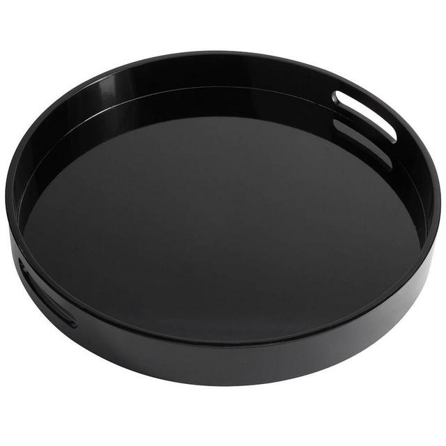 Lacquer Serving Tray - Black