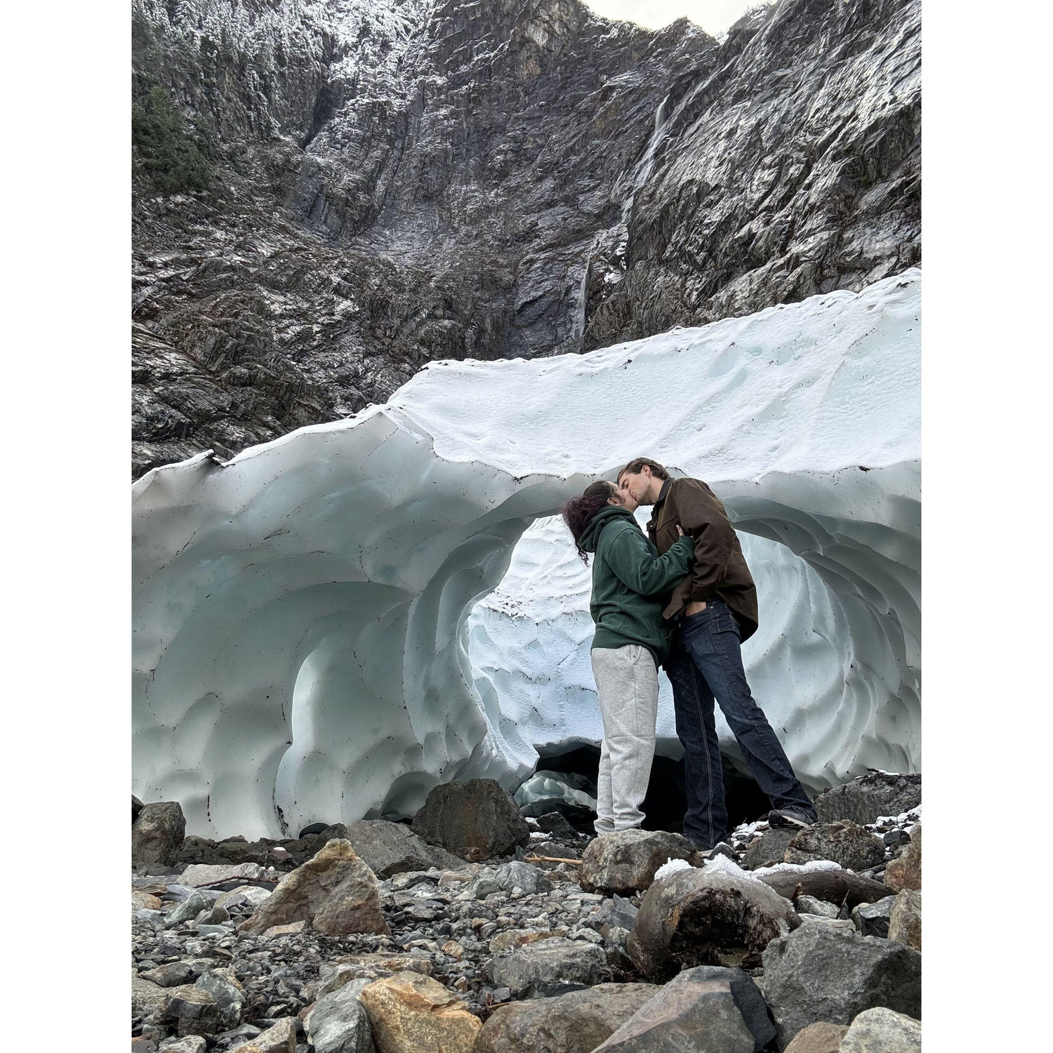 The Big Four ice Caves in Washington
