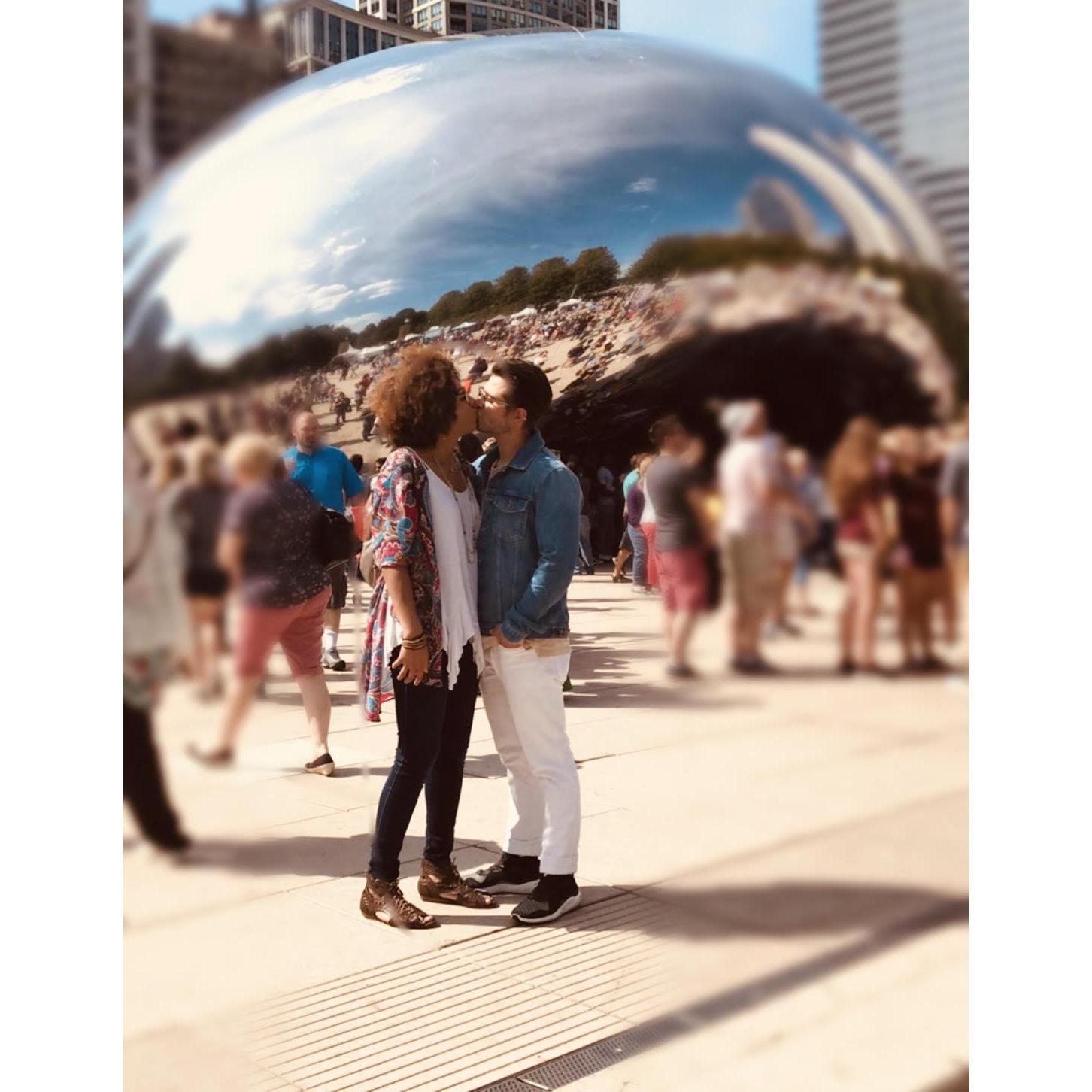 August 2017 - Jacob's first trip to Chicago.