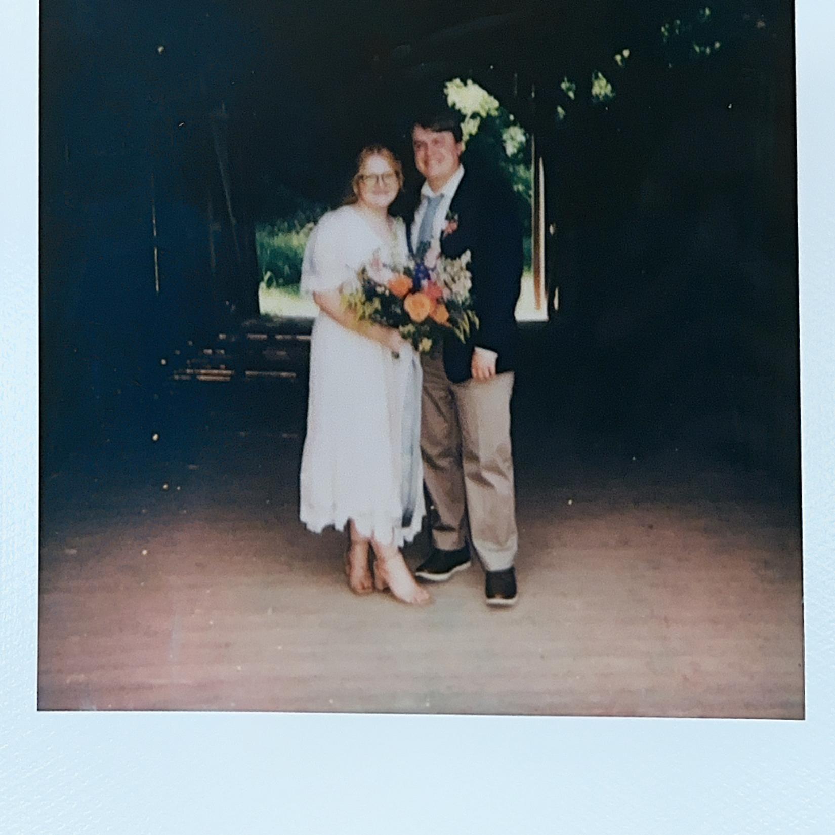 07.28.2023 ❤️ we had our reception at the Grand Ravines, we frequently visit on our bikes and with our dogs. With just our witnesses, officiant and photographer we exchanged personal vows.