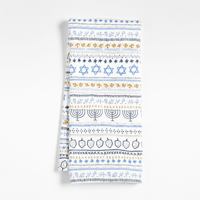 Hanukkah Fair Isle Dish Towel