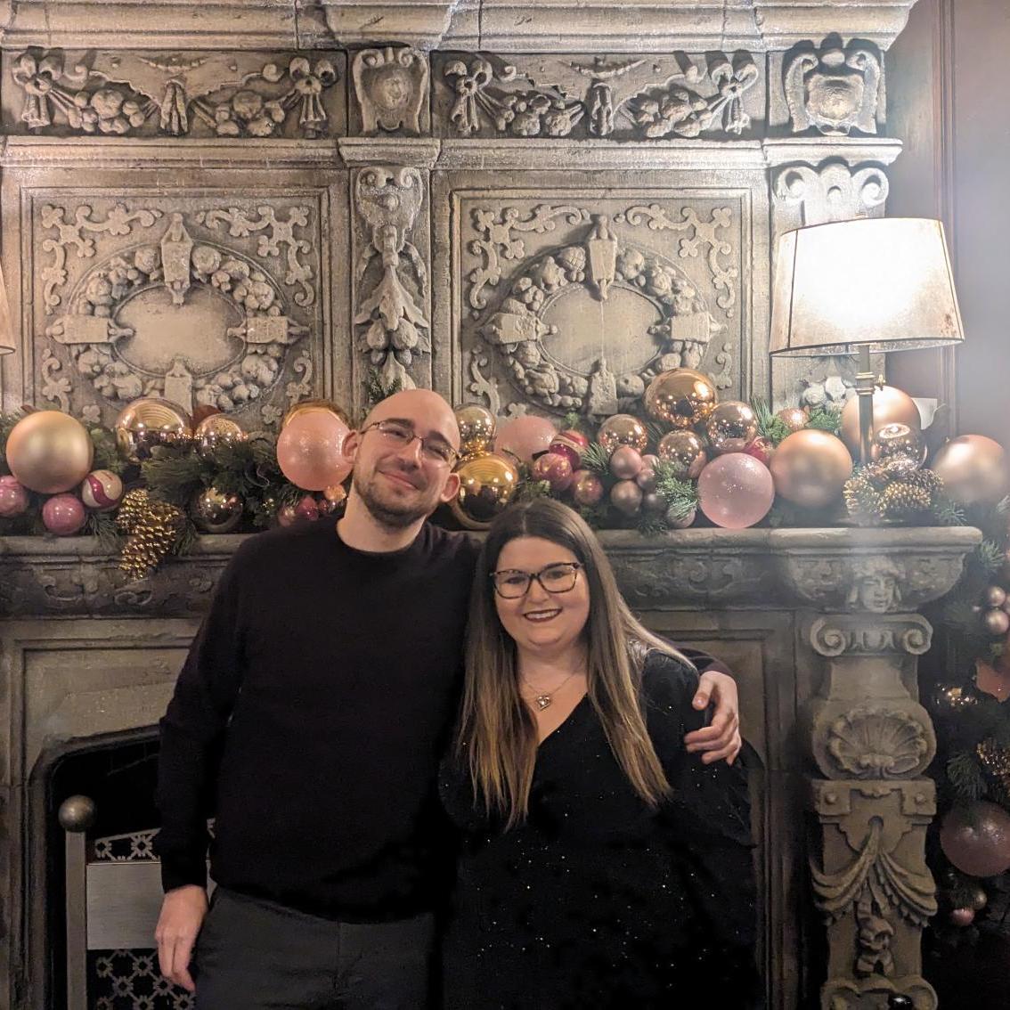 Hours before our engagement, Dan was Nervous, Bernadine had no idea