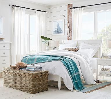 Honeycomb Duvet Cover, White