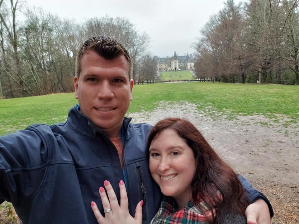 First photo as an engaged couple!