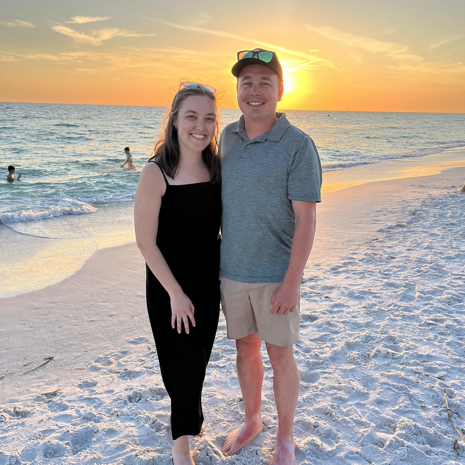 A nice sunset in Anna Maria Island on a post-board exam/tax season family trip