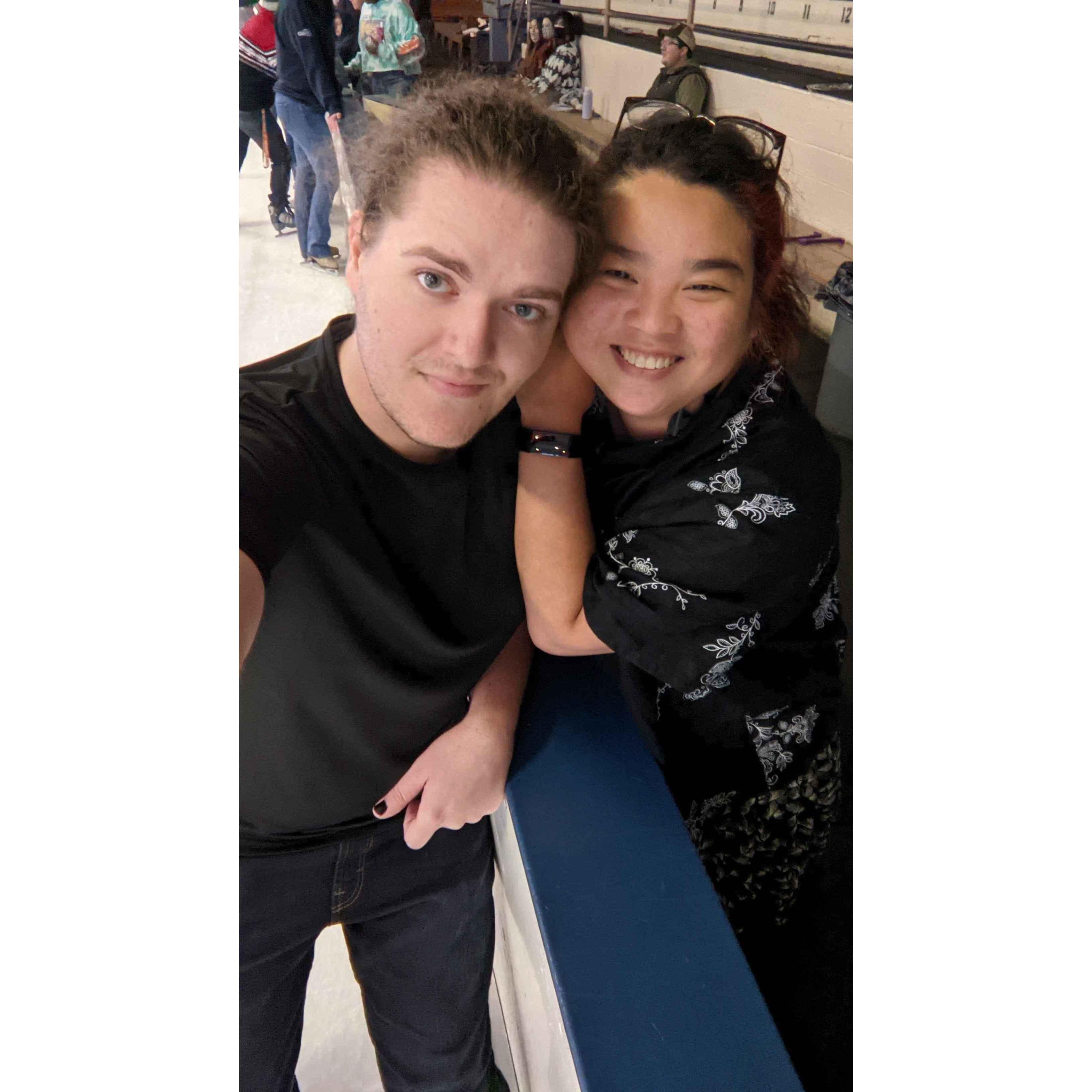 Possibly our first picture together? November 2021.