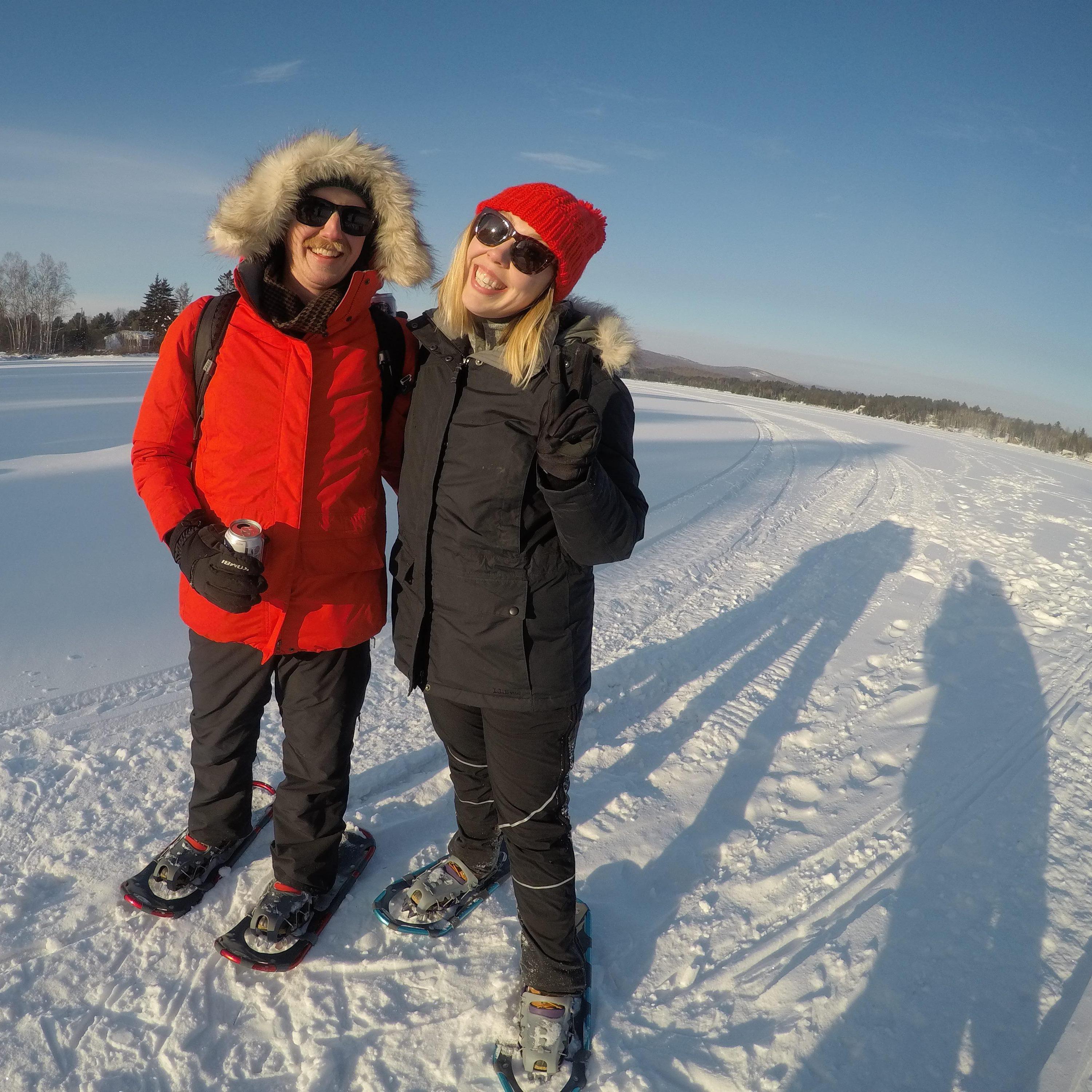 Snowshoeing in Vermont
