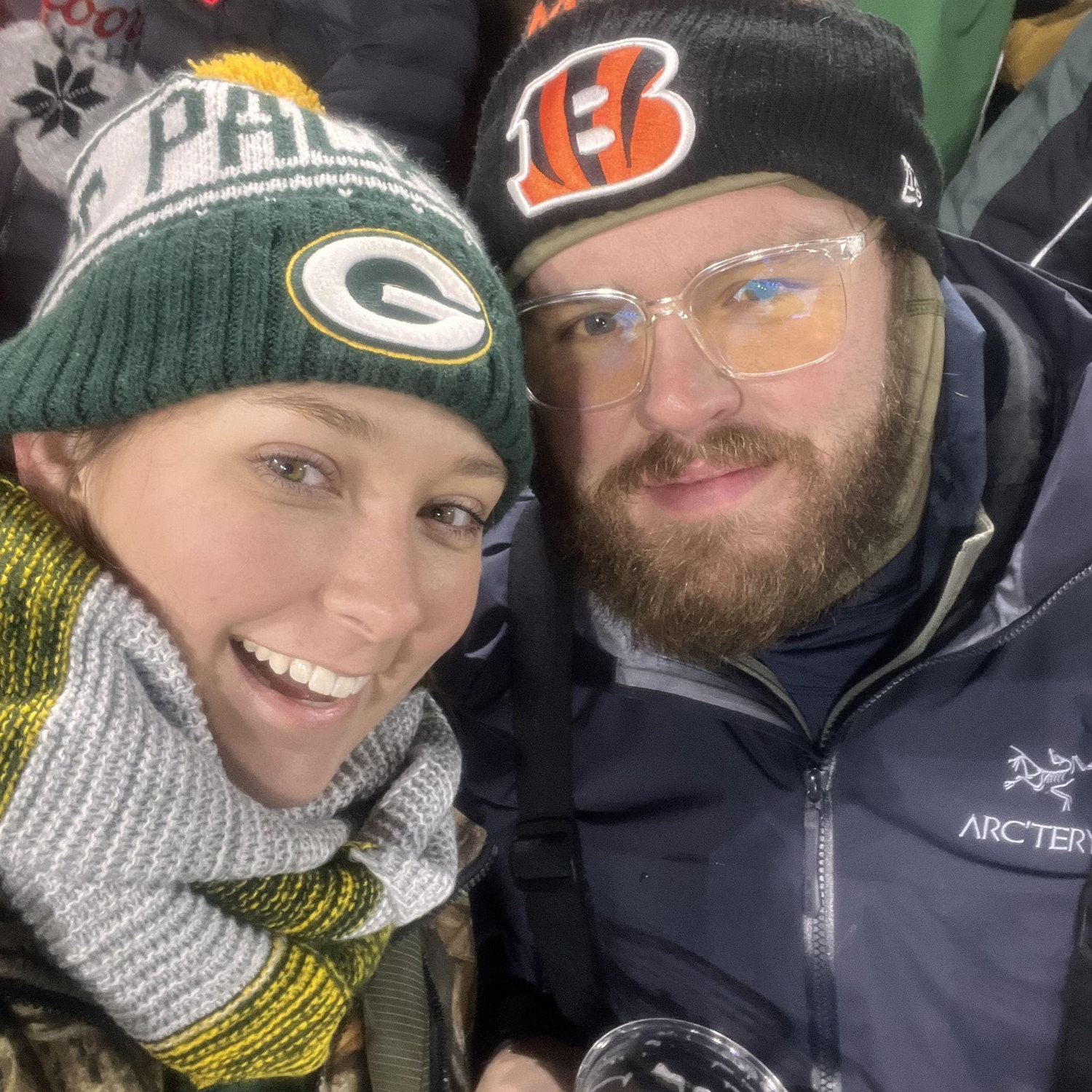 Packers vs 49ers playoff game, Luke's first time to Lambeau Field