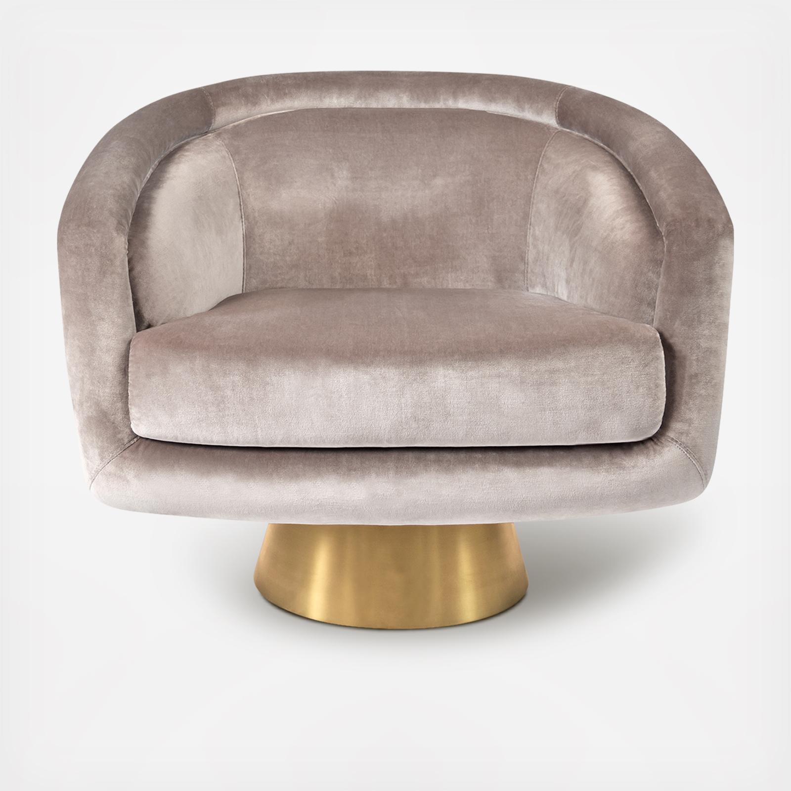 comfy swivel armchair