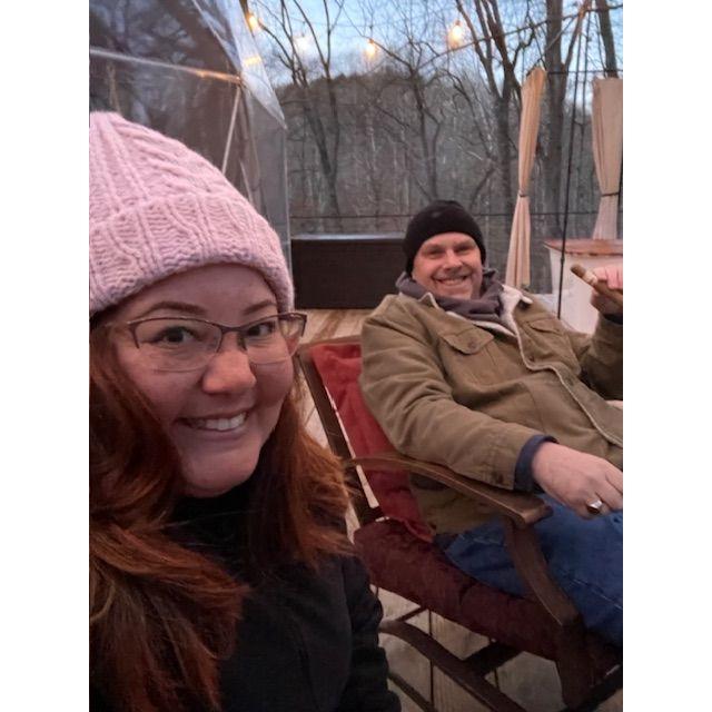 New Year's eve Hocking Hills Ohio Dec 2023