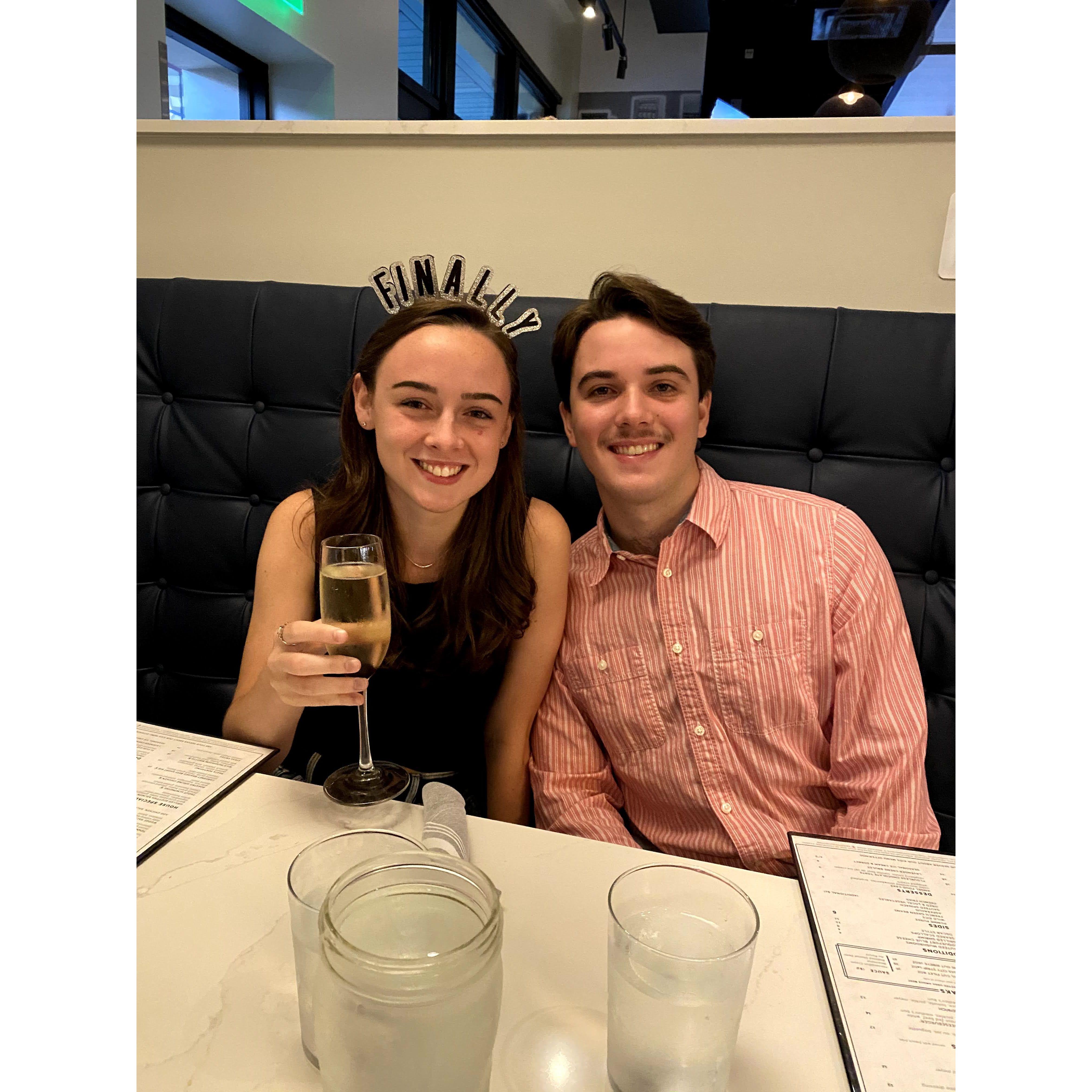Turning 21 (bottoms up)