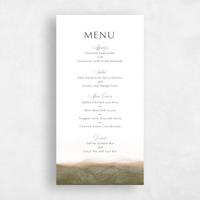 Brown Wedding Menu - Dew