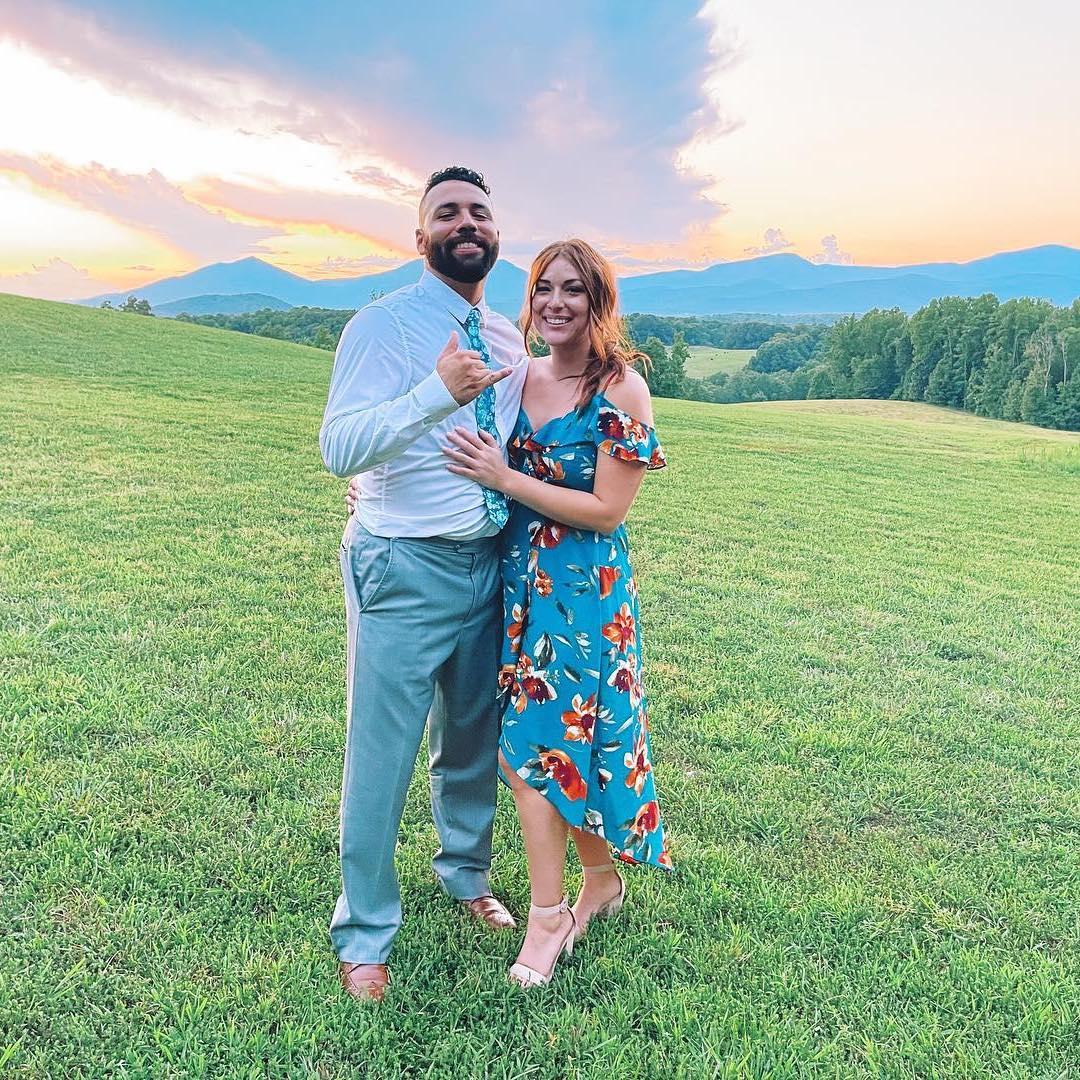 Beautiful wedding in the beautiful town that Jose and I met. We love those Lynchburg sunsets over the mountains.