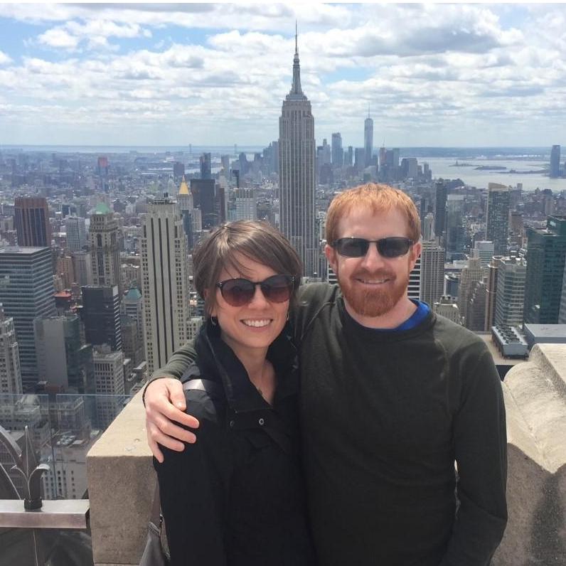 Our first trip together, visiting Dave & Carrie in NYC - May 2017.