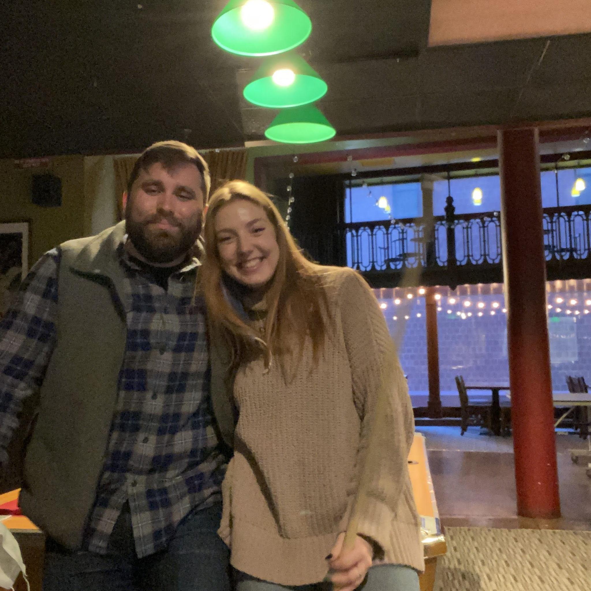 Our first photo together in Jan 2021