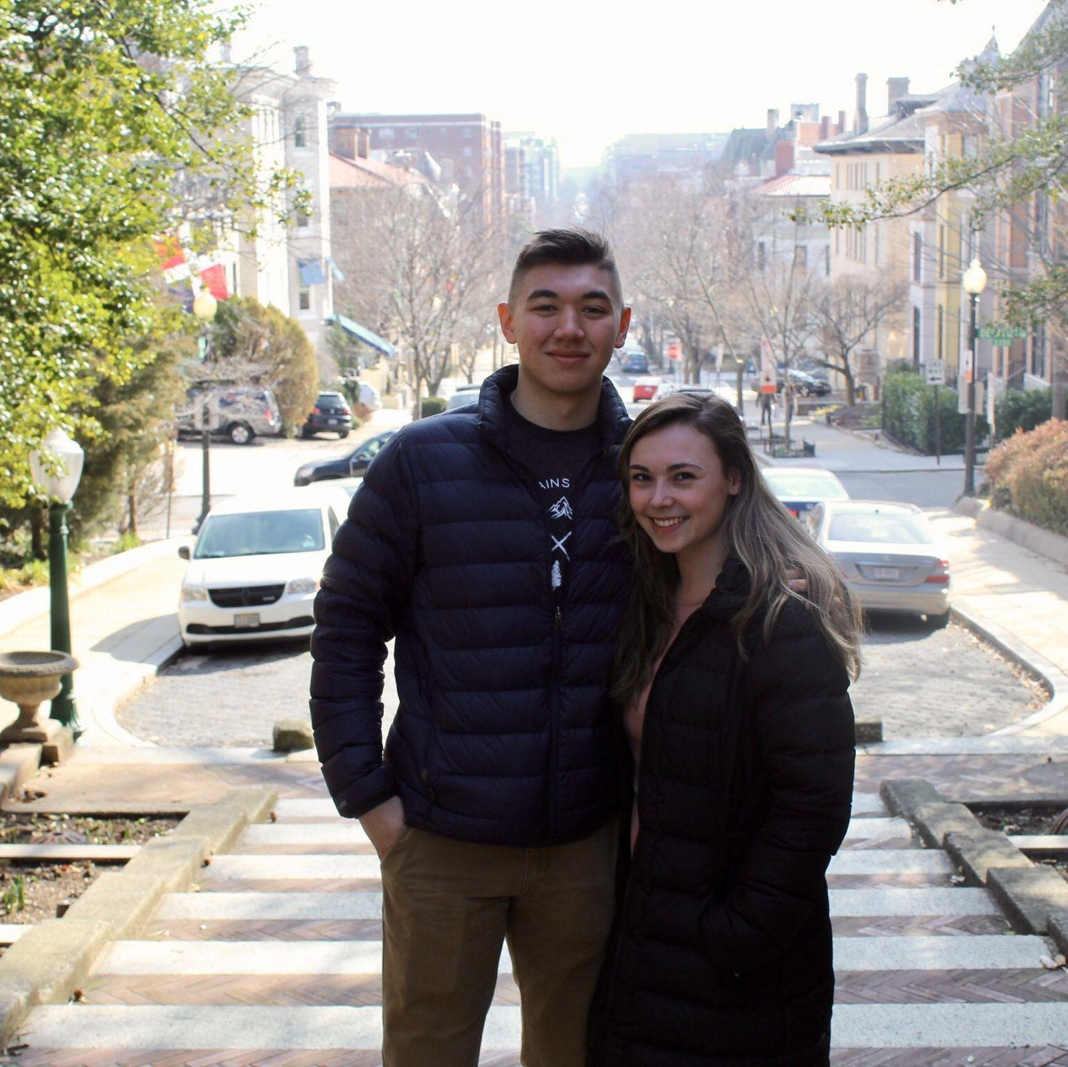 Hunter's first trip visiting Devin in DC, Sophomore Year at AU