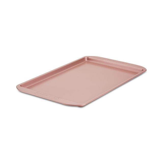Farberware Nonstick Bakeware 11" x 17" Cookie Pan, Rose Gold