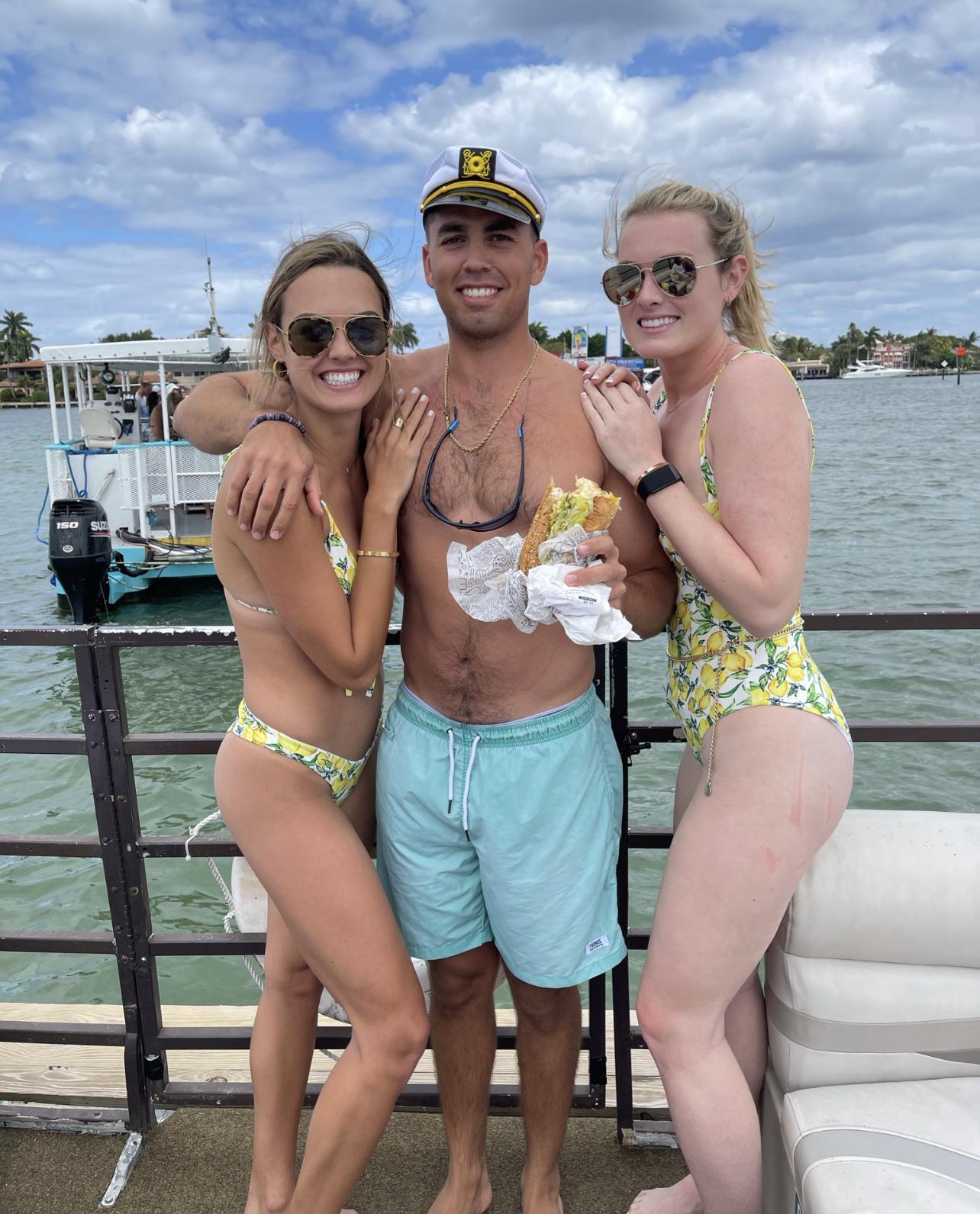 Julia, Tom, and Emily enjoying a fun boat day in Fort Lauderdale! 
April, 2021