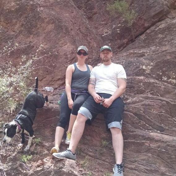Thompson Creek hiking with the dogs!