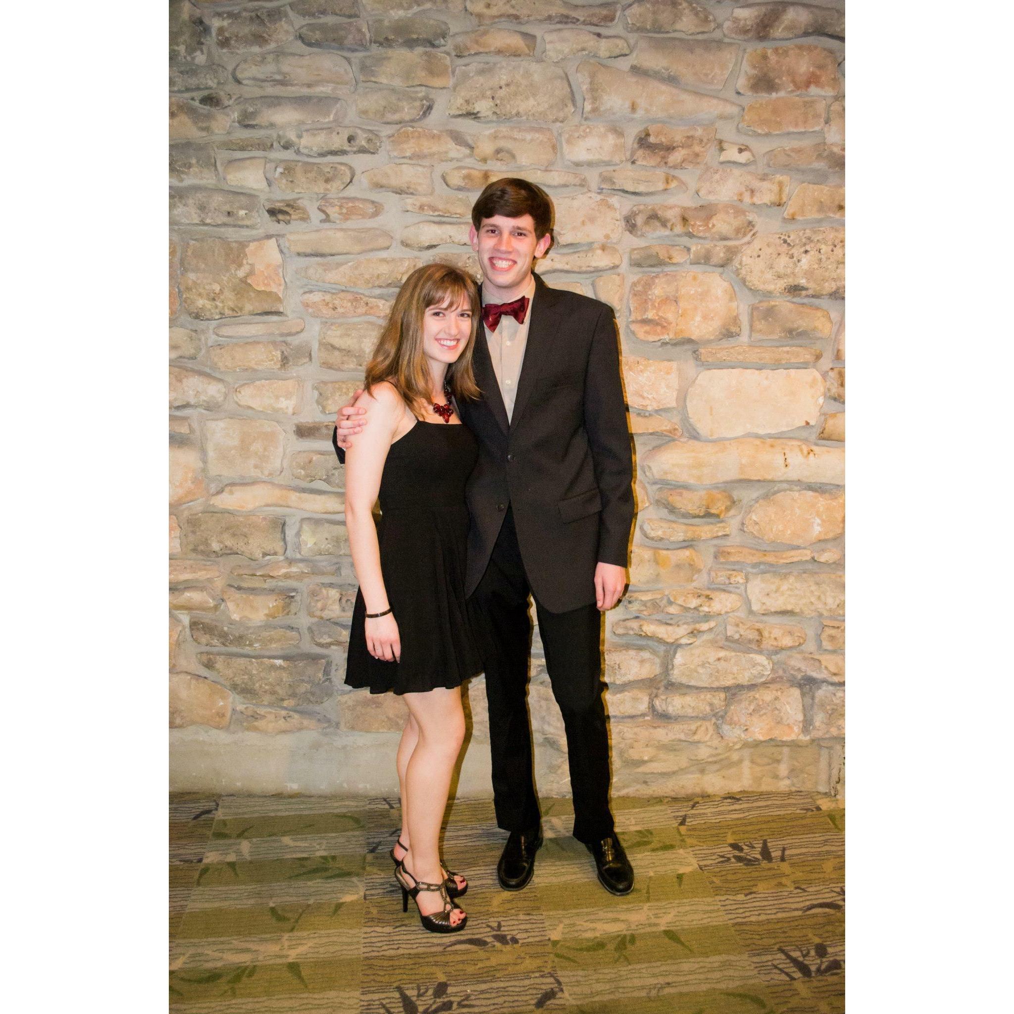 Omega Phi Formal, Sophomore year, 2015