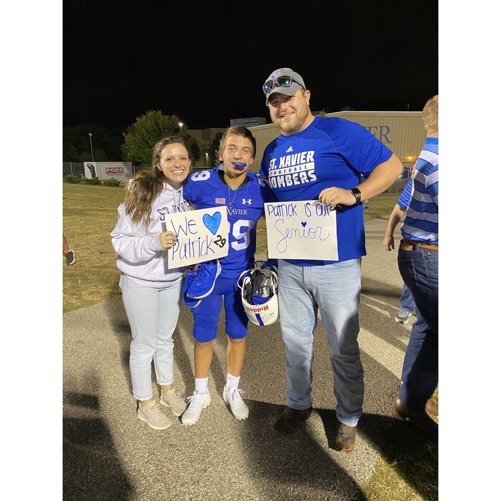Patrick's Senior Night 
9/25/20
