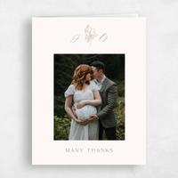 Beige Wedding Thank You - Marmillo Photo