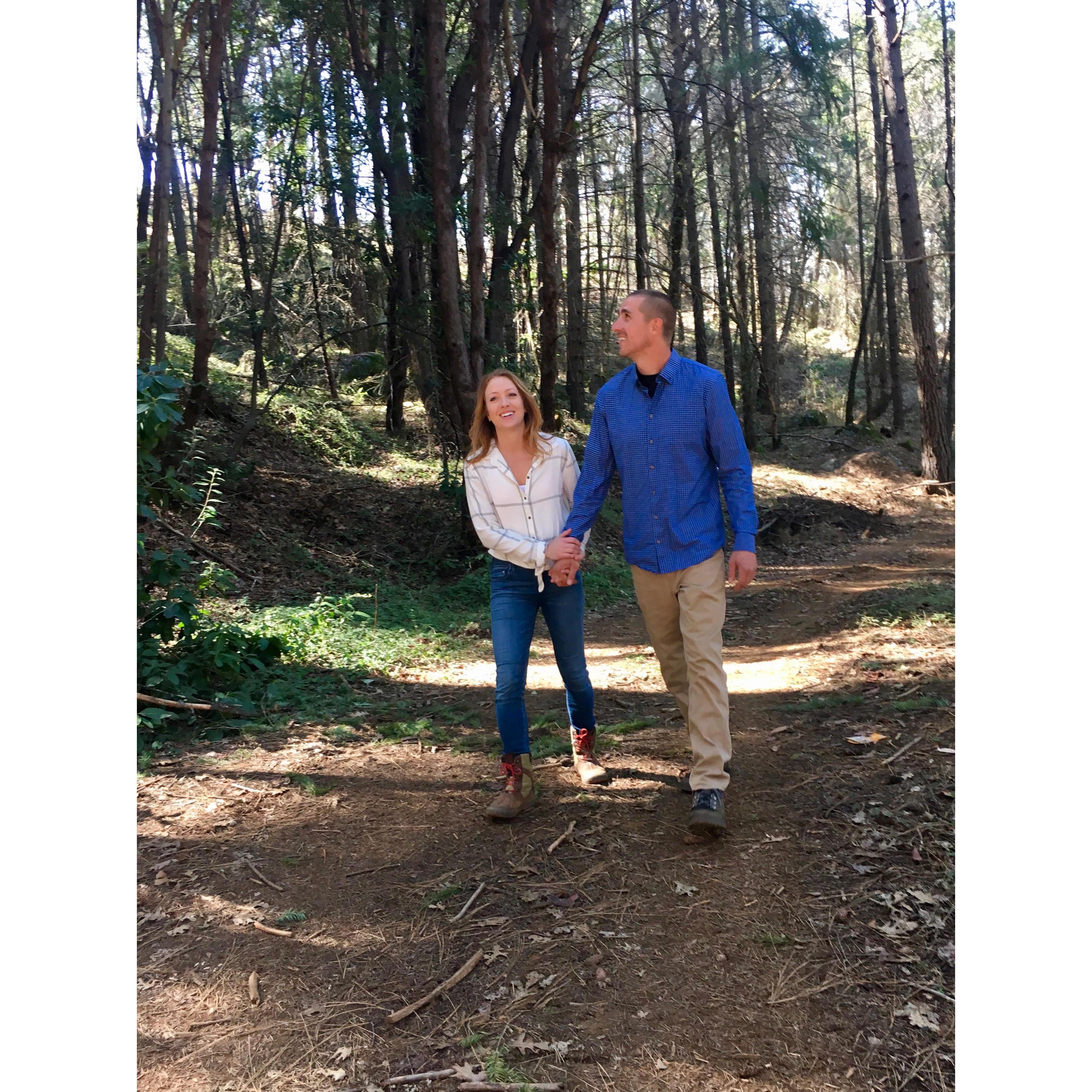 Walking in our backyard