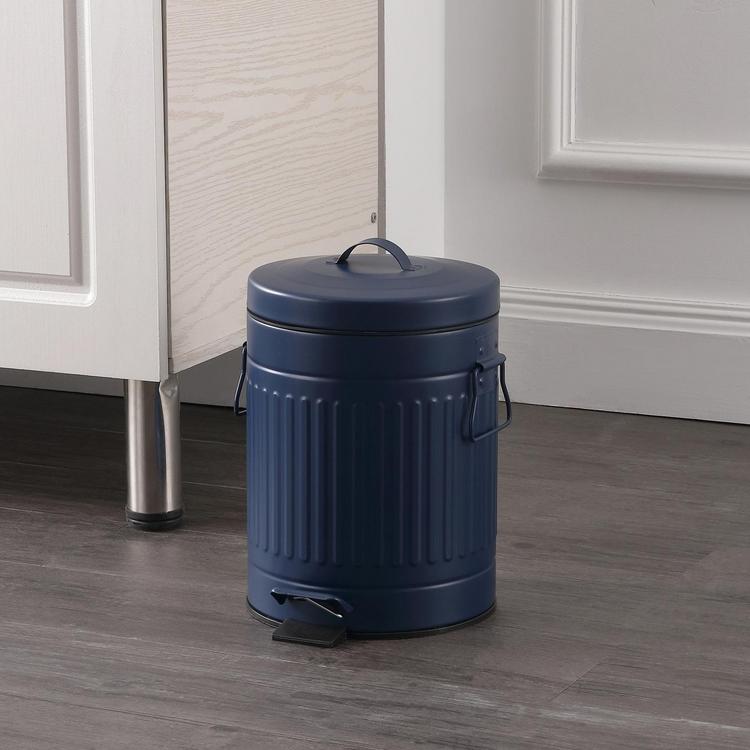 Happimess, Theo Retro Step Trash Can with Lid & Free Mini Trash