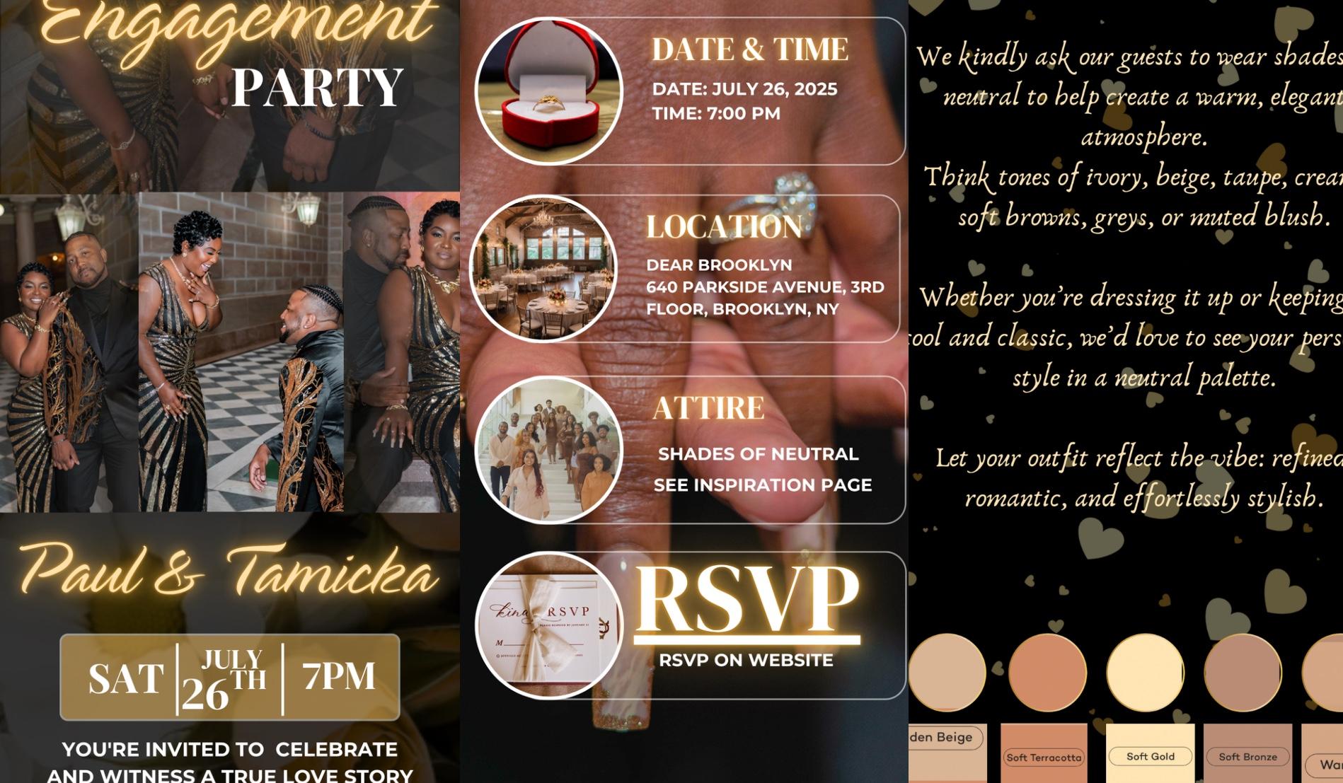The Wedding Website of Tamicka Getten and Paul Chavers