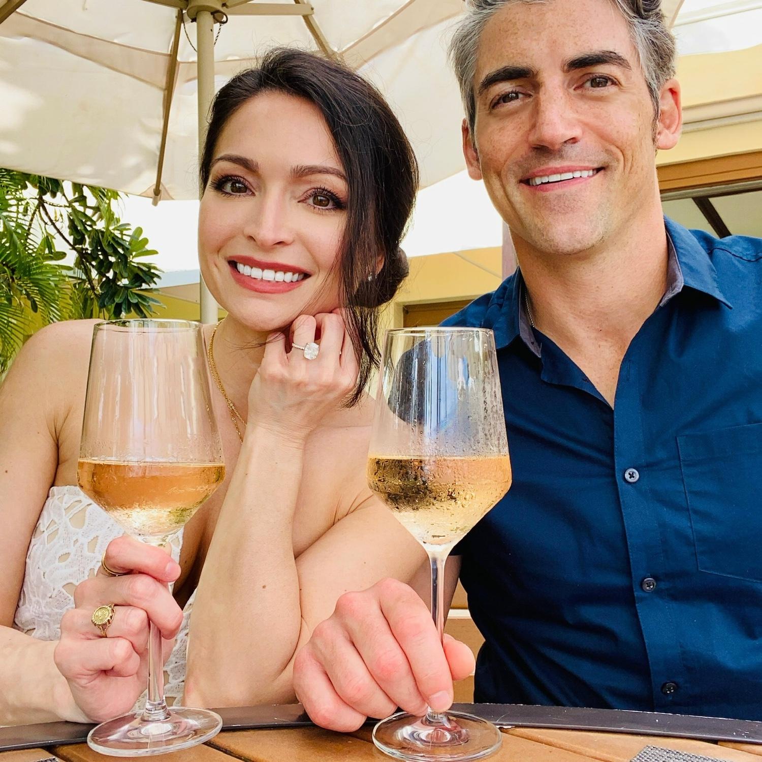 Engagement lunch in Hawaii