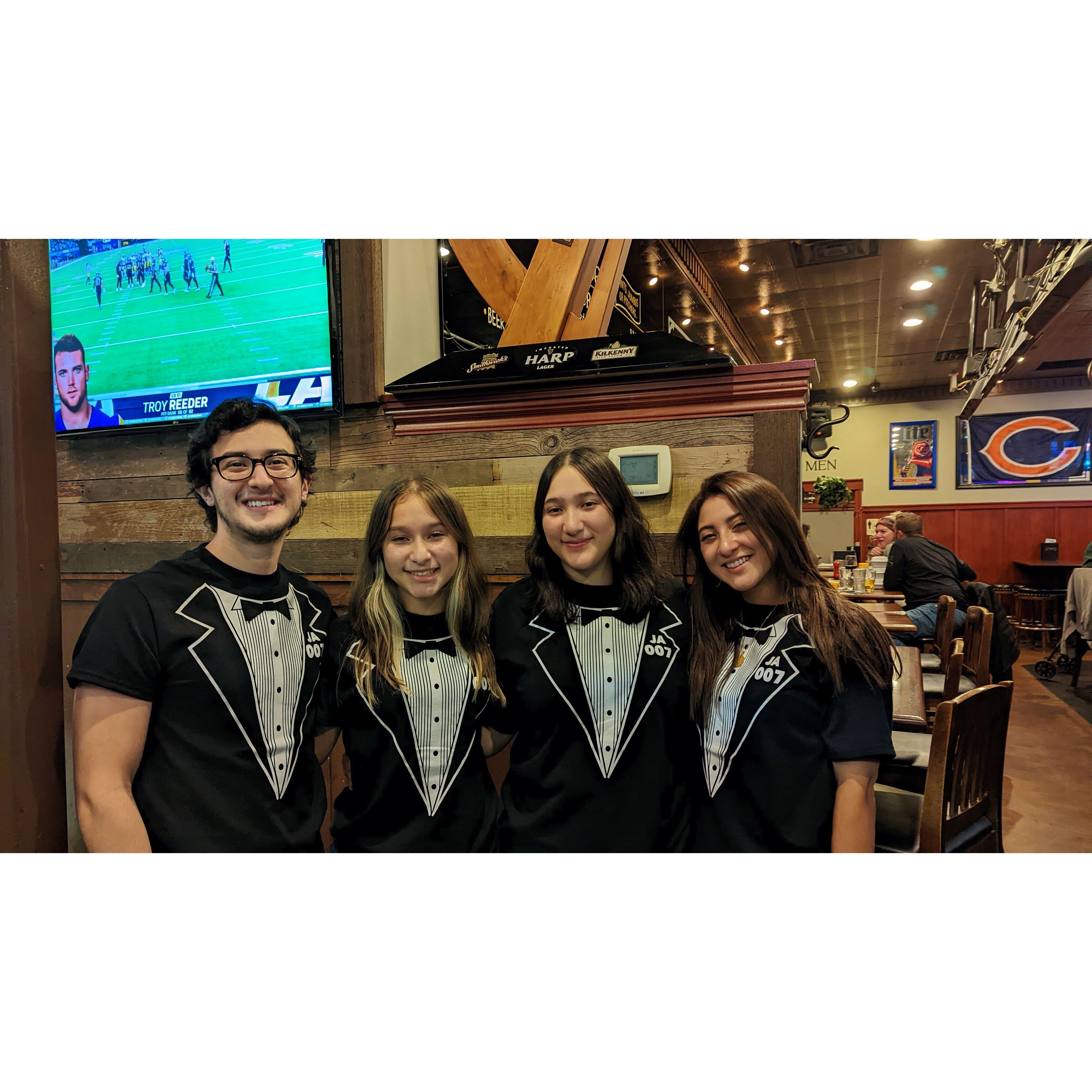 Vachel & her siblings at their dad's fundraiser! - 2021