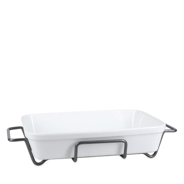BIA Cordon Bleu Ceramic Rectangular Baker with Rack