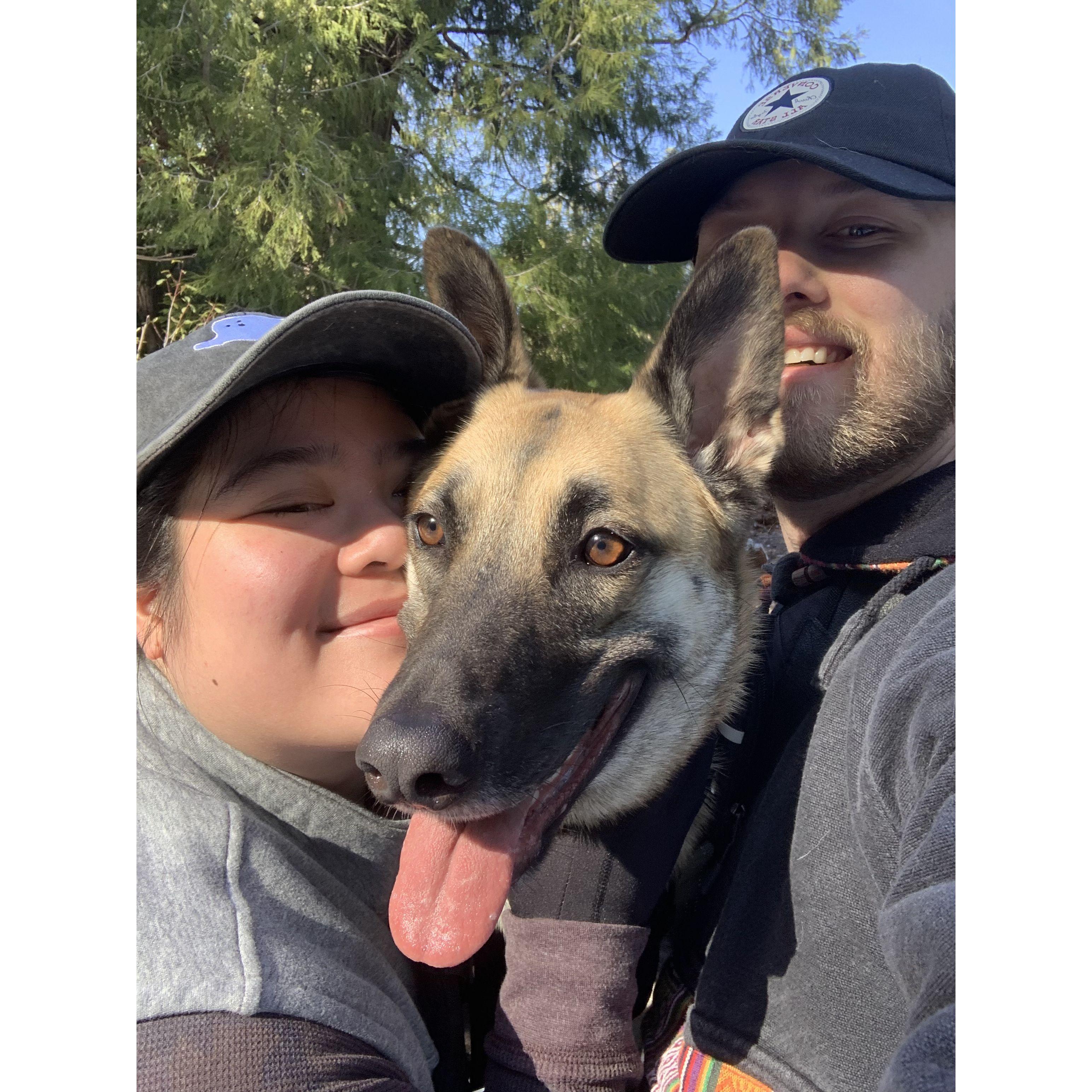 Monthly hikes with Riza