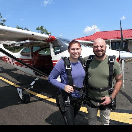 The time we jumped out of a plane together