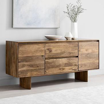 Anton Solid Wood Buffet - Burnt Wax