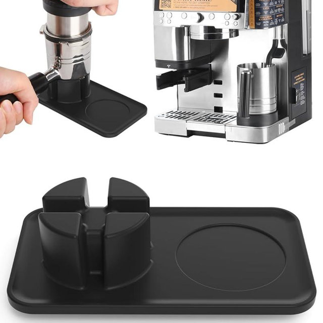 Tamping Mat for Ninja Luxe Cafe Espresso Machine ES601/ES701 – Food-Grade Silicone – Tamper Holder – Non-Slip –Accessories for Ninja Luxe Cafe
