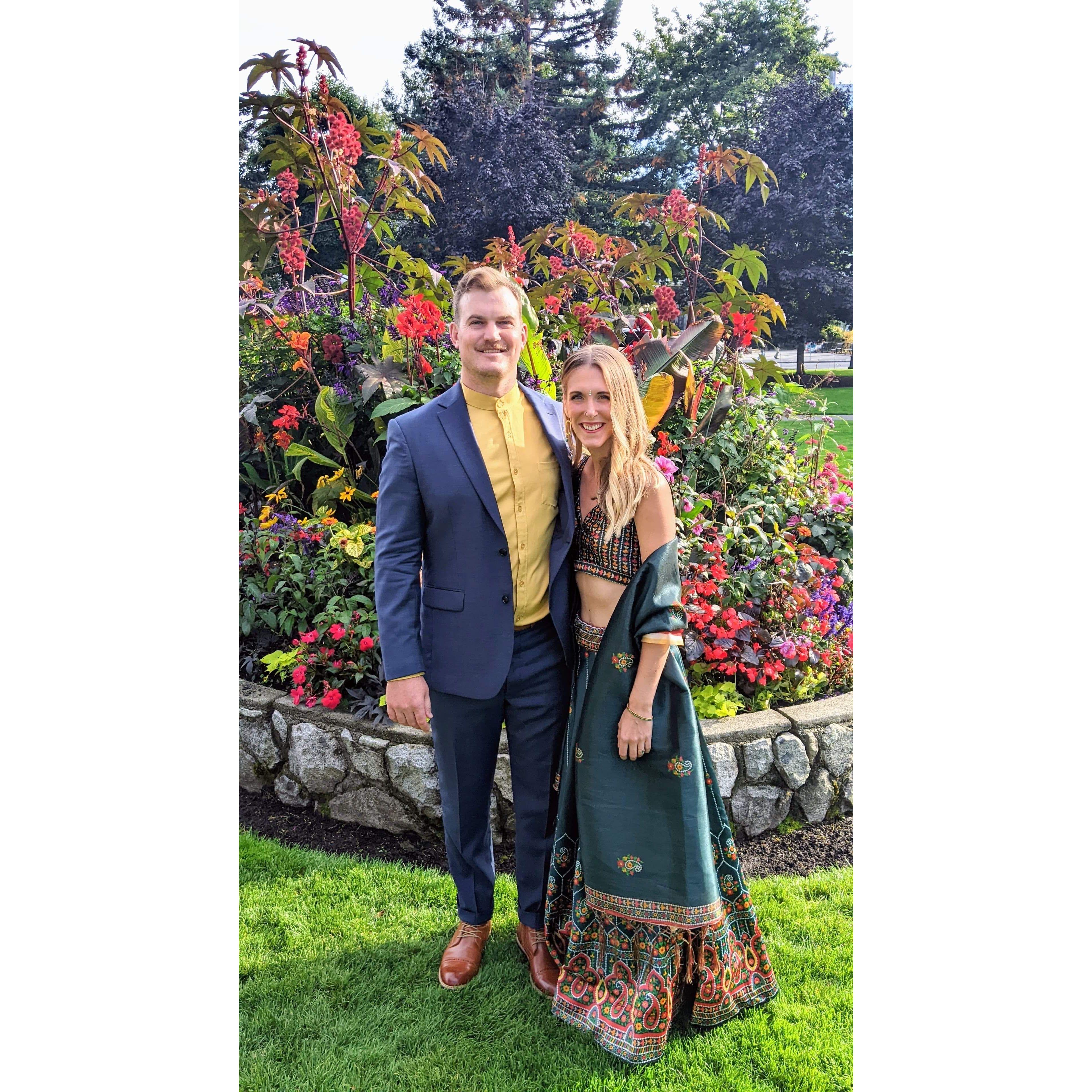 Neals youngest sister got married in Victoria, B.C.- Cheers Kirsten & Adarsh!