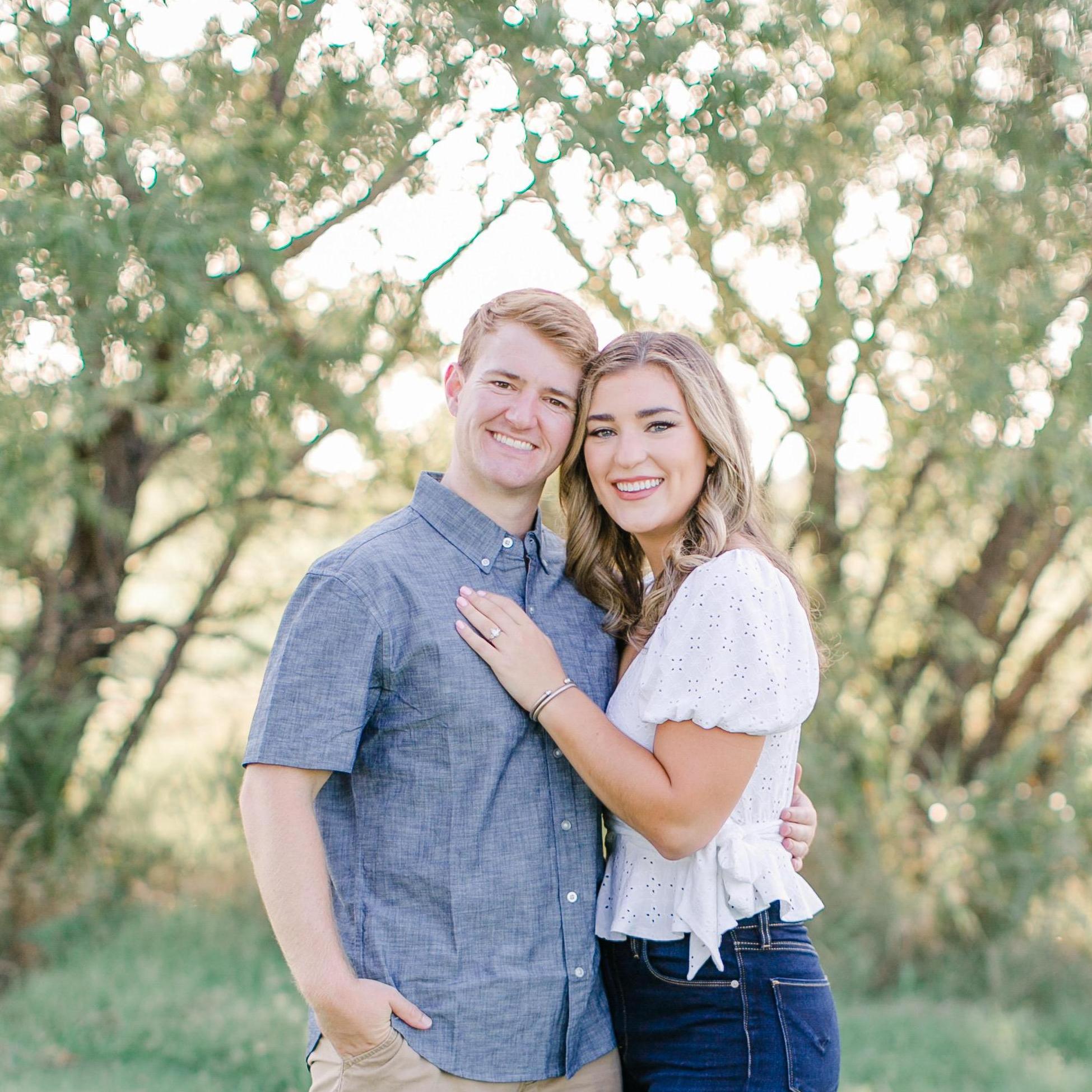 2020 - Clark popped the question and Rebekah said "Yes!"