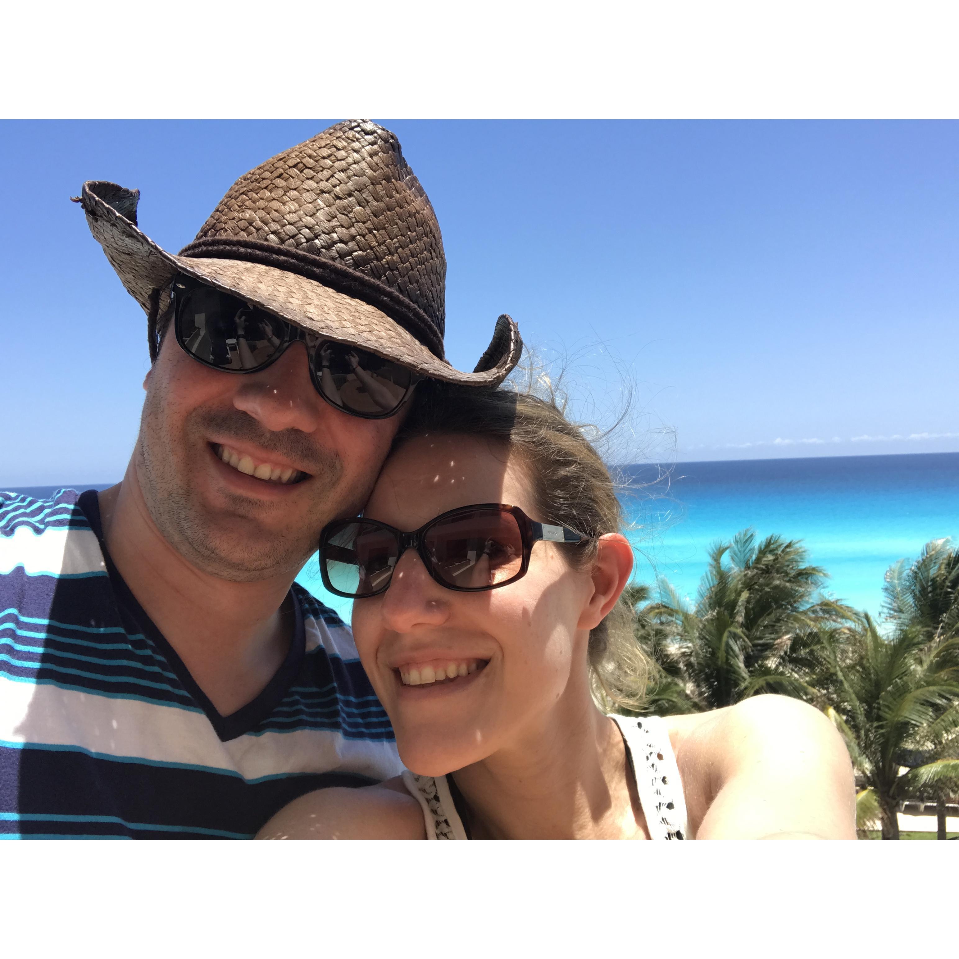 Loving life in Cancun Mexico, April 2017!