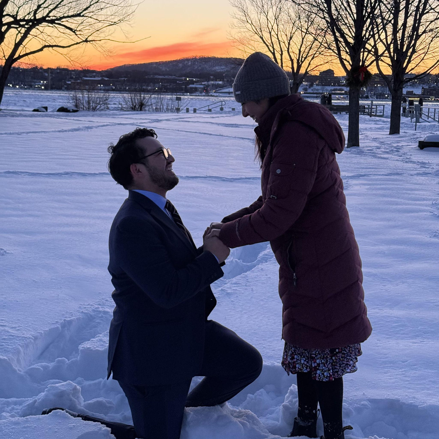 She said yes!!!