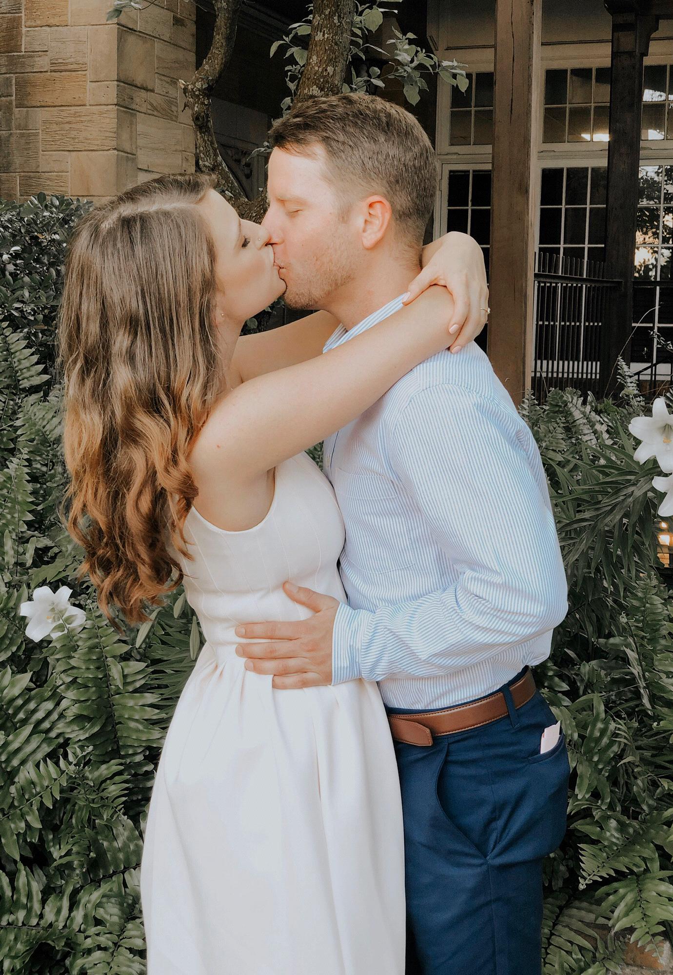 A picture taken at one of my high school best friend's wedding. Seeing the joy and love at  their beautiful wedding made us more excited for ours.