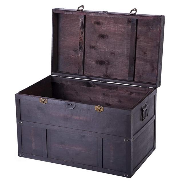 Vintiquewise(TM) Old Cedar Style Large Chest