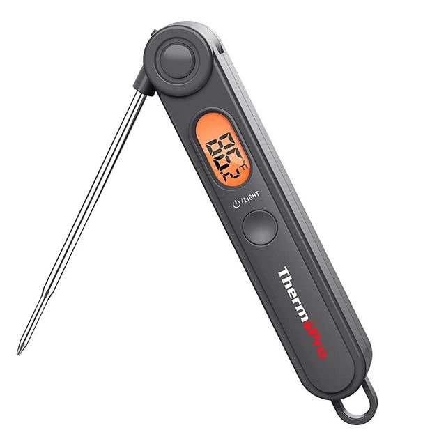 ThermoPro TP03 Digital Instant Read Meat Thermometer Kitchen Cooking Food Candy Thermometer with Backlight and Magnet for Oil Deep Fry BBQ Grill Smoker Thermometer